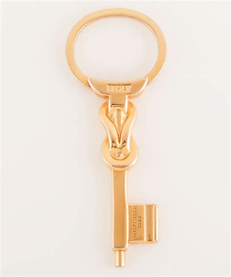 gucci 18k gold key ring|Gucci key ring holder.